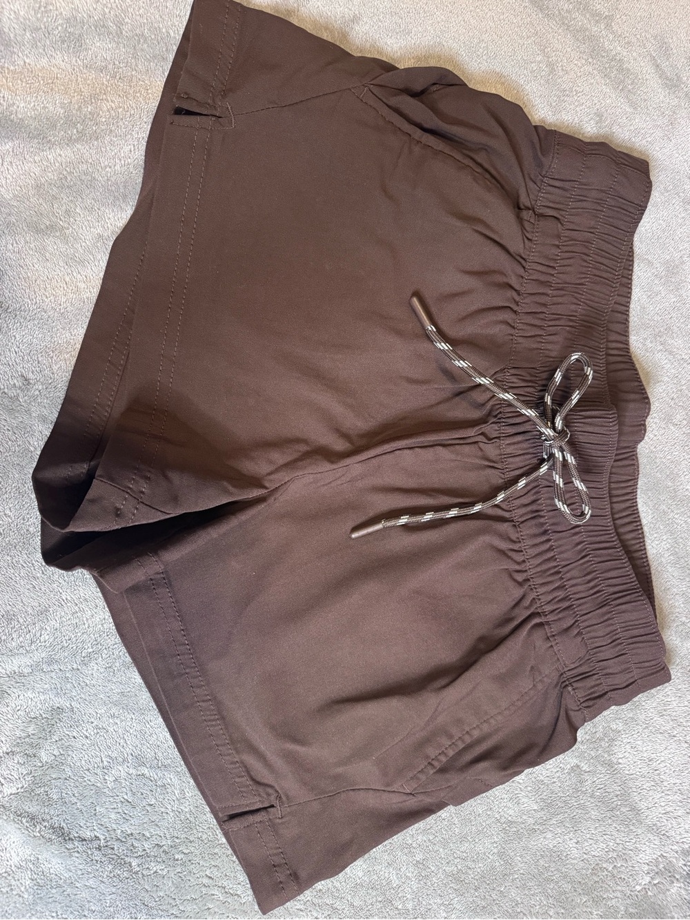 Avalanche Women's Brown Athletic Drawstring Shorts